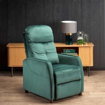 Фото1.Кресло FELIPE 2 Halmar Темно-зеленый